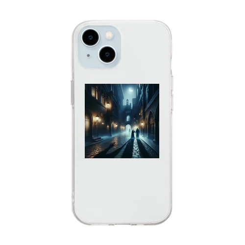 「影の中のウィスパー」 Soft Clear Smartphone Case