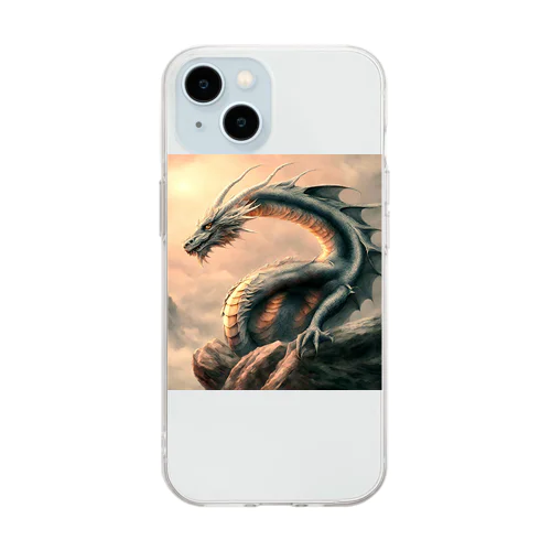 Dragon-Eye#0002 Soft Clear Smartphone Case