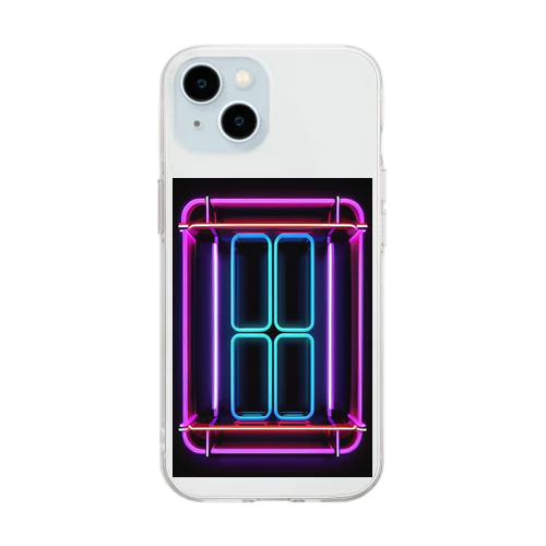 Abstract_Neonsign03 Soft Clear Smartphone Case