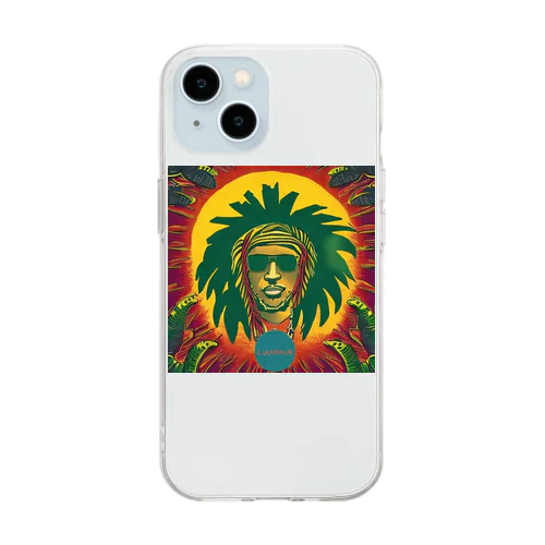 Sun and ReggaeMusic Soft Clear Smartphone Case