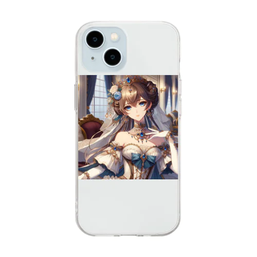 華麗なAI美女 Soft Clear Smartphone Case