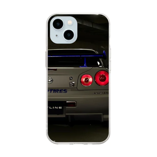 NISSAN GTR SKYLINE Soft Clear Smartphone Case