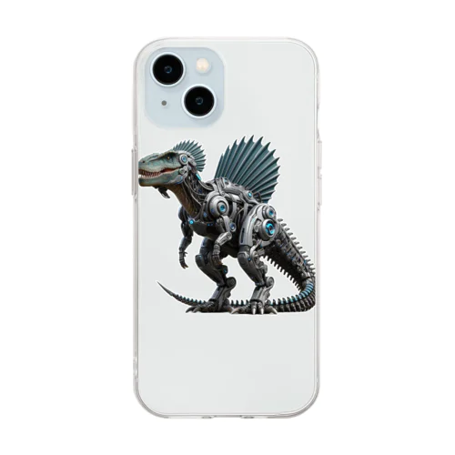 メカスピノサウルス Soft Clear Smartphone Case