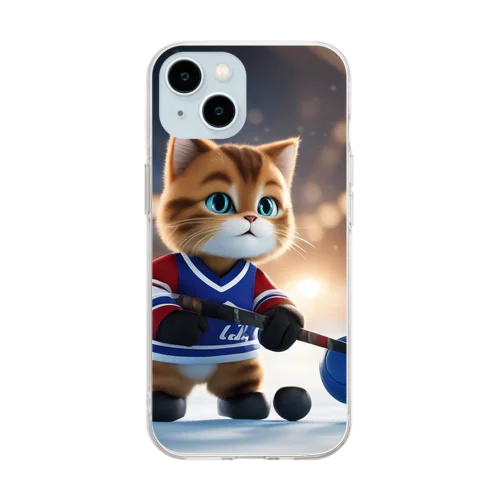 キャラ猫 Soft Clear Smartphone Case