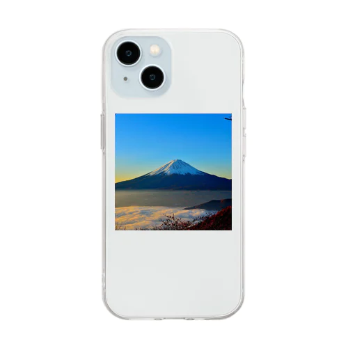 富士山 Soft Clear Smartphone Case