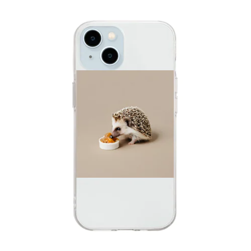 ちっちゃいﾊﾘﾈｽﾞﾐ🦔 Soft Clear Smartphone Case