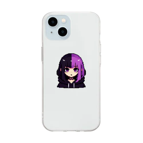 ゲーム大好きしおりちゃん Soft Clear Smartphone Case