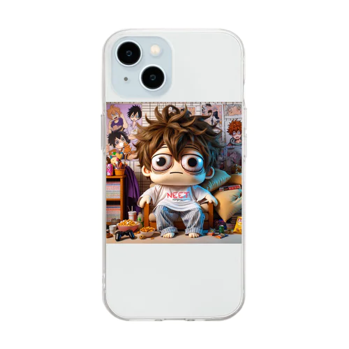 ニート君 Soft Clear Smartphone Case