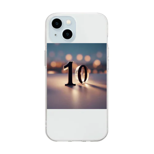 １０ Soft Clear Smartphone Case