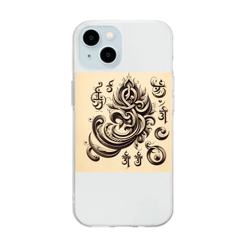 梵字 Soft Clear Smartphone Case