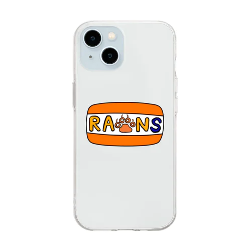 Raccoons Soft Clear Smartphone Case