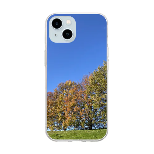 oku-no-sora Soft Clear Smartphone Case