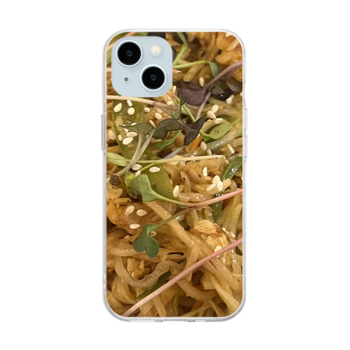 インド🇮🇳のゴア🏝️の焼きそば Soft Clear Smartphone Case