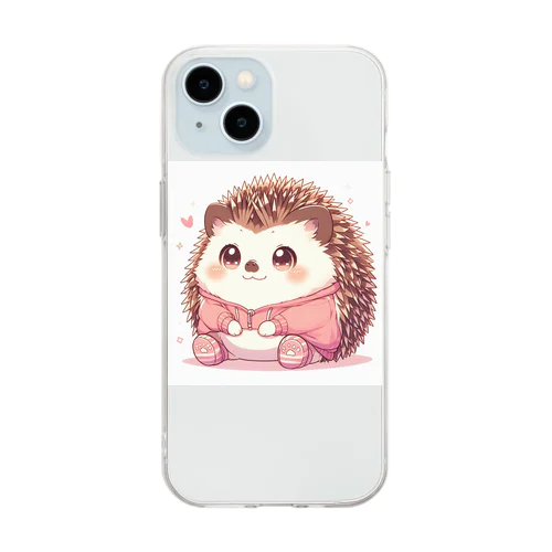 済んだ瞳のハリーくん Soft Clear Smartphone Case