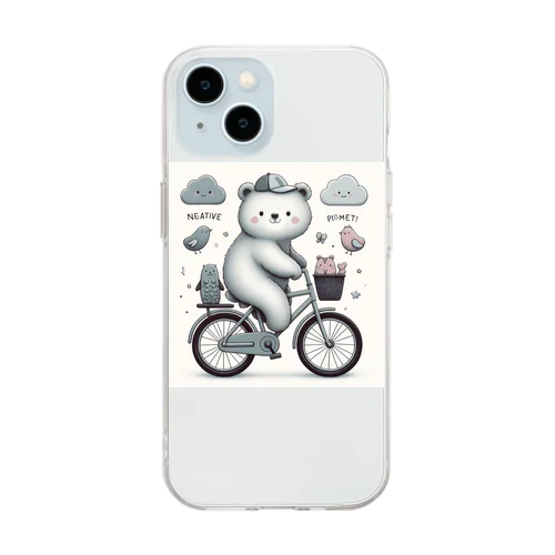 くまさん初めてのおつかい Soft Clear Smartphone Case