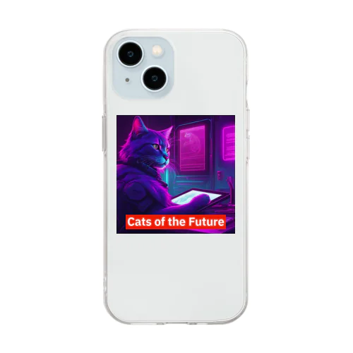 Cats of the Future Soft Clear Smartphone Case