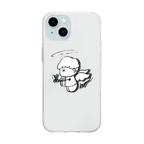 天使ちゃん Soft Clear Smartphone Case