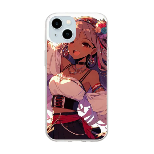 美少女㊱ Soft Clear Smartphone Case