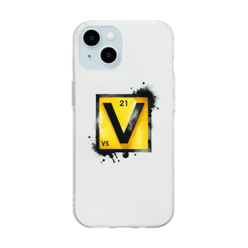 元素シリーズ　~バナジウム V~ Soft Clear Smartphone Case