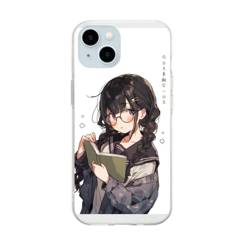 文学少女おつかれさま Soft Clear Smartphone Case