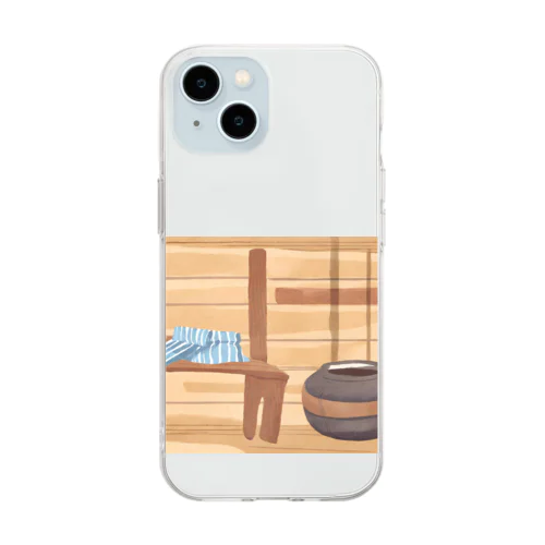 さうなくん Soft Clear Smartphone Case