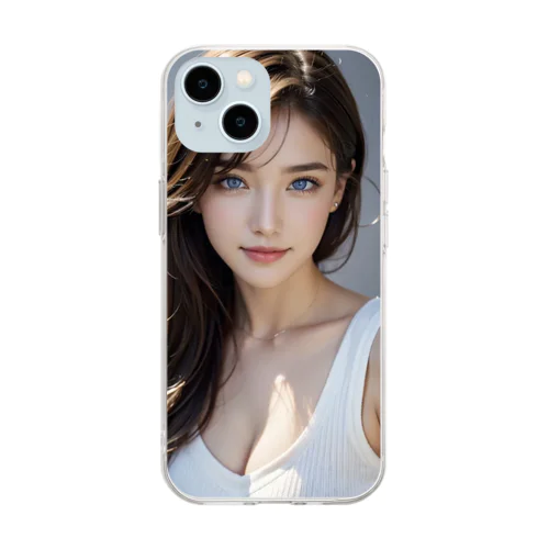 AI美女 LISA(リサ) Soft Clear Smartphone Case