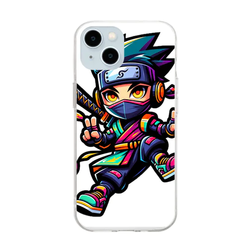 “Digital Ninja” Soft Clear Smartphone Case