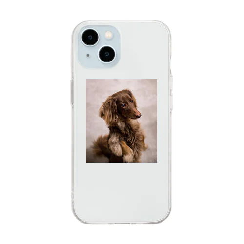 愛犬マリア2 Soft Clear Smartphone Case