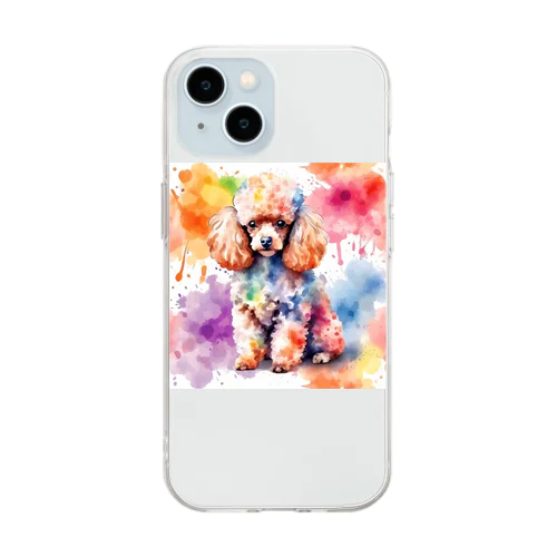 カラフルトイプー Soft Clear Smartphone Case