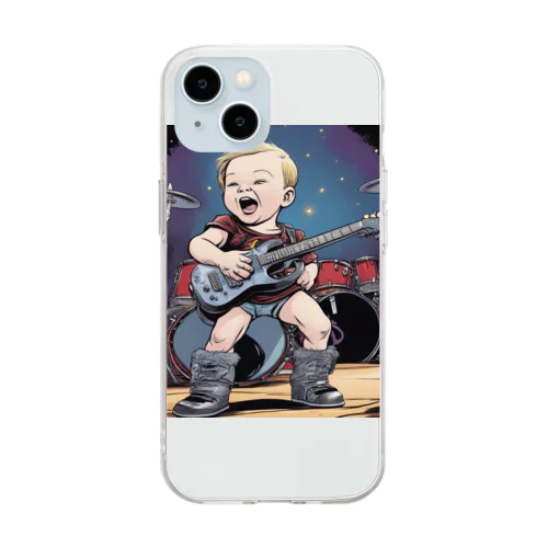 rock　BABY Soft Clear Smartphone Case