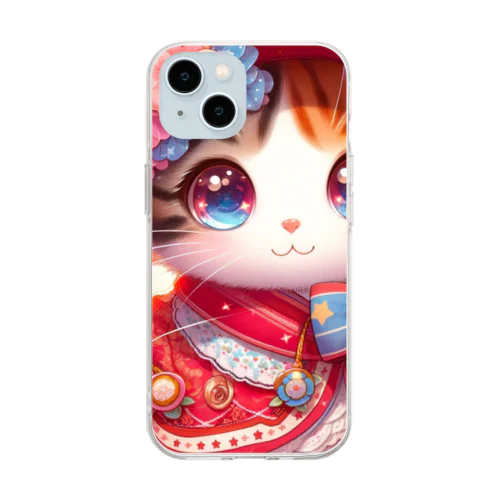 オシャレキャット、らら Soft Clear Smartphone Case