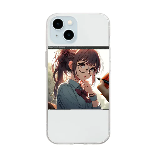 AI女子⑤ Soft Clear Smartphone Case