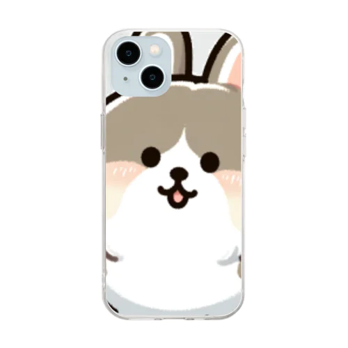 可愛いウサギ　シリーズ Soft Clear Smartphone Case