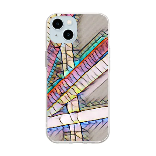 【Abstract Design】No title - Mosaic🤭 Soft Clear Smartphone Case