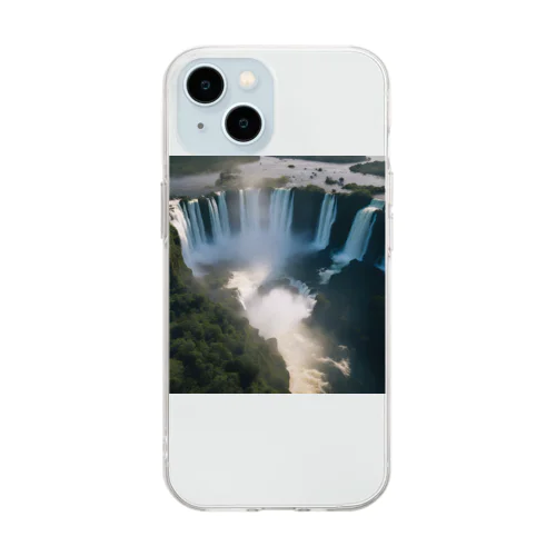 アルゼンチンのイグアスの滝 Soft Clear Smartphone Case
