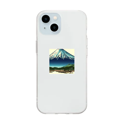 富士山 Soft Clear Smartphone Case