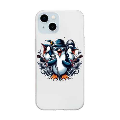 ペンギンバンド Soft Clear Smartphone Case
