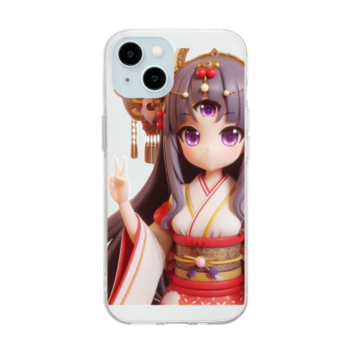 巫女キャラグッズ、３つ目の巫女登場！ Soft Clear Smartphone Case