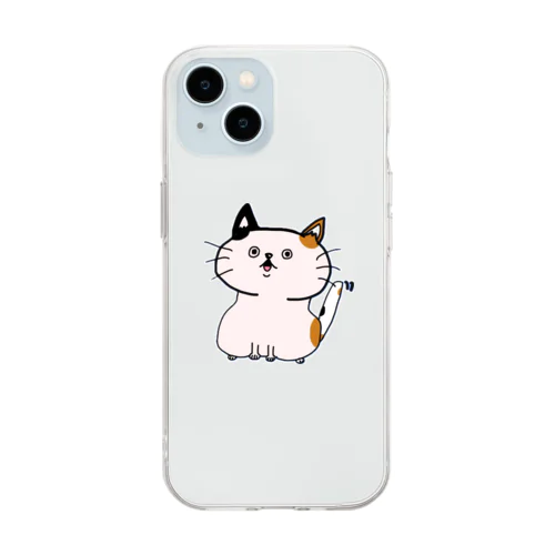 ねこ Soft Clear Smartphone Case