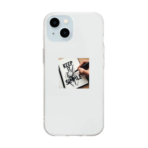 Keep it Simple Soft Clear Smartphone Case