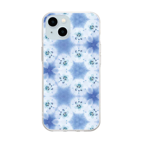 #10ネモフィラ Soft Clear Smartphone Case