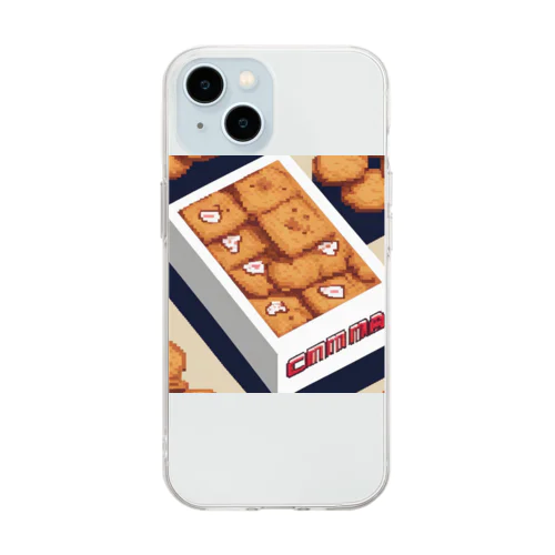 ドット絵クッキー Soft Clear Smartphone Case