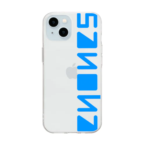 sanohaロゴ Soft Clear Smartphone Case