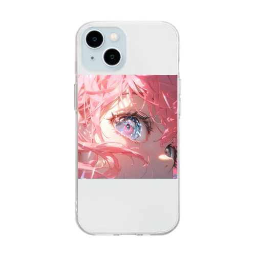 魔法の瞳 Soft Clear Smartphone Case