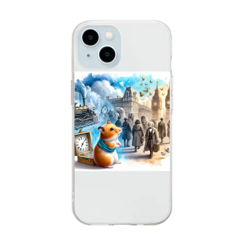 フクの時間旅行 Soft Clear Smartphone Case