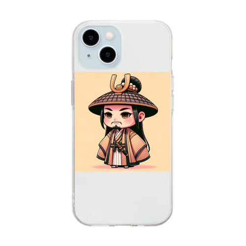 デフォルメ足利義政君 Soft Clear Smartphone Case