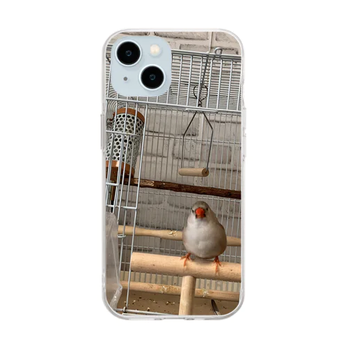 錦華鳥の華ちゃんグッズ Soft Clear Smartphone Case