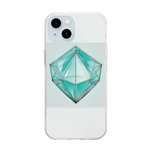 パライバトルマリン Soft Clear Smartphone Case