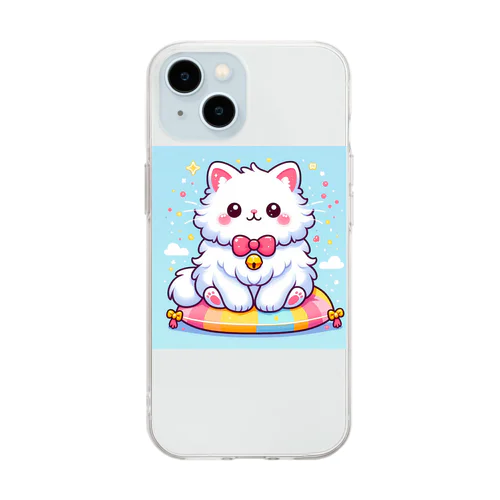 ゆるかわキャット Soft Clear Smartphone Case