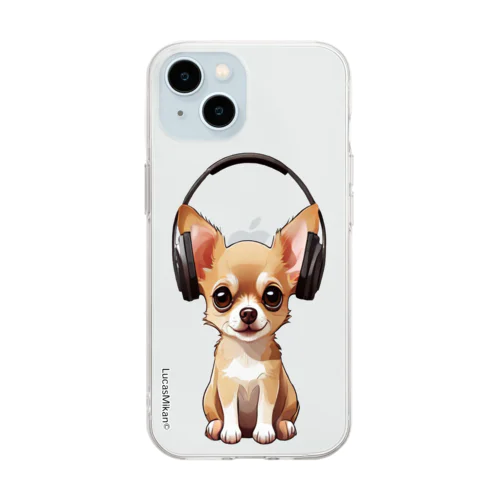 集まれ犬好き / Gathering Dog Lover (chihuahua)　スマートフォンケース Soft Clear Smartphone Case